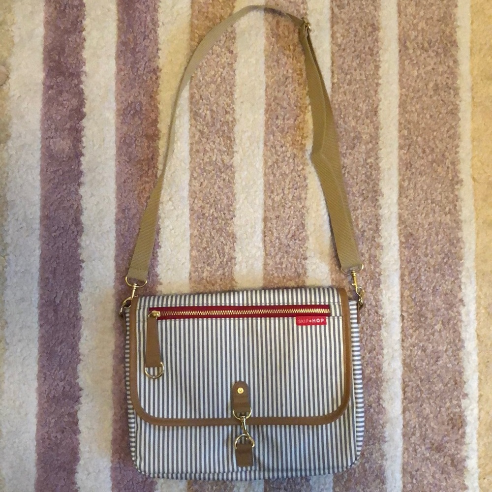 Thin crossbody Skip Hop diaper bag